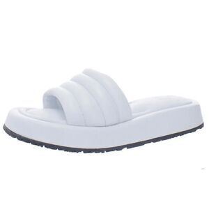 P448 Slides Size US‎ 7 New With Box Womens White Color Summer Sandals